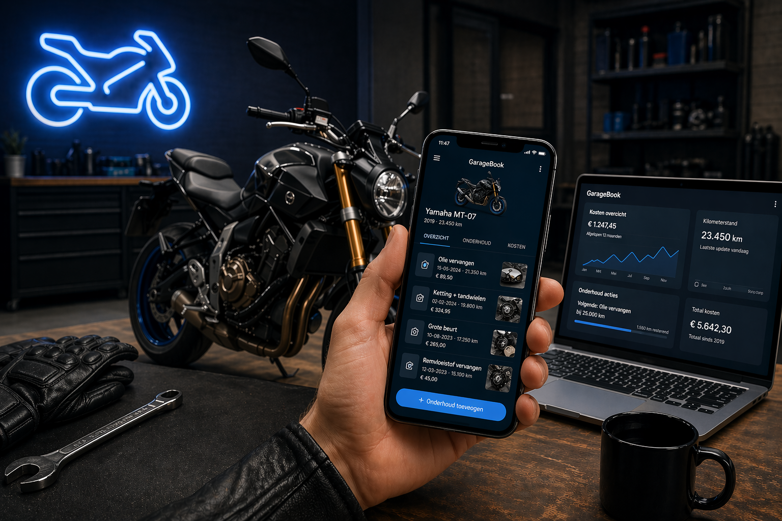 Digitaal onderhoudsboekje voor je motor: wat is het en hoe werkt het?