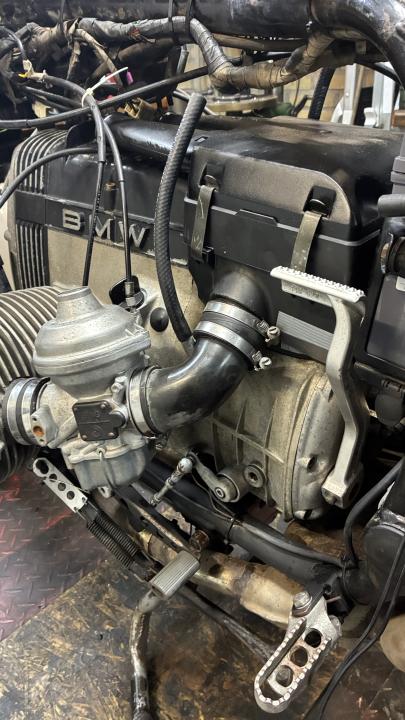 Publieke foto bij onderhoud van 1993 BMW R100 GS