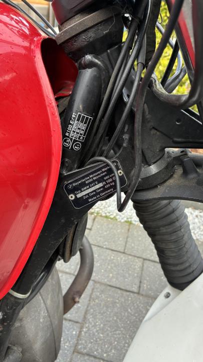 Publieke foto bij onderhoud van 1993 BMW R100 GS
