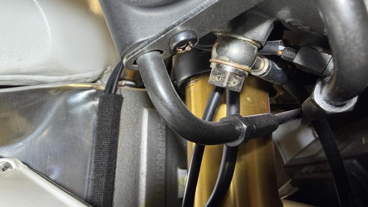 Publieke foto bij onderhoud van 1999 Aprilia RSV Mille