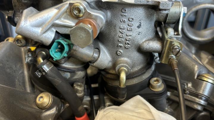 Publieke foto bij onderhoud van 1999 Aprilia RSV Mille