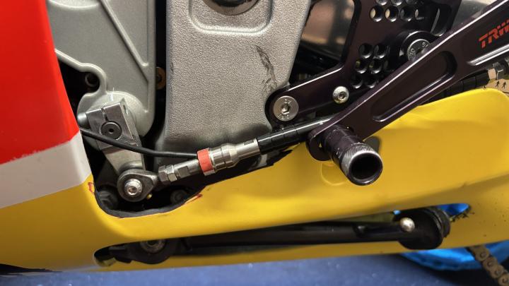 Publieke foto bij onderhoud van 1999 Aprilia RSV Mille