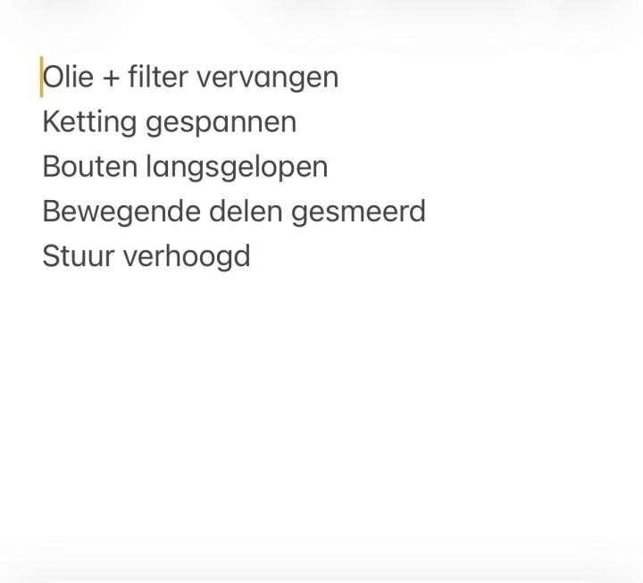 Publieke foto bij onderhoud van 2012 Triumph Tiger 800 ABS