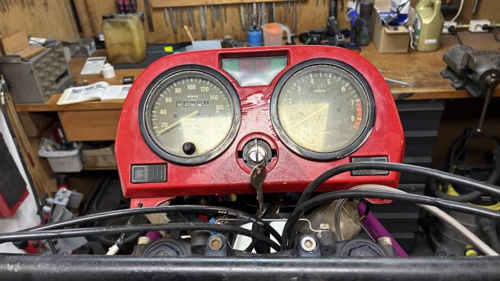 Publieke foto bij onderhoud van 1993 BMW R100 GS